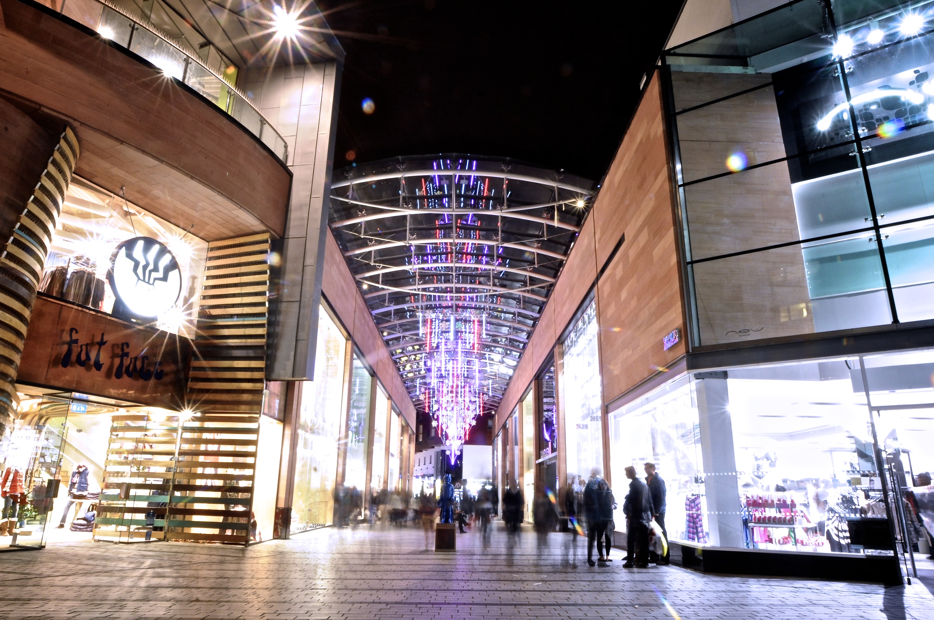 Exeter gets festive with Christmas lights switchon in Princesshay